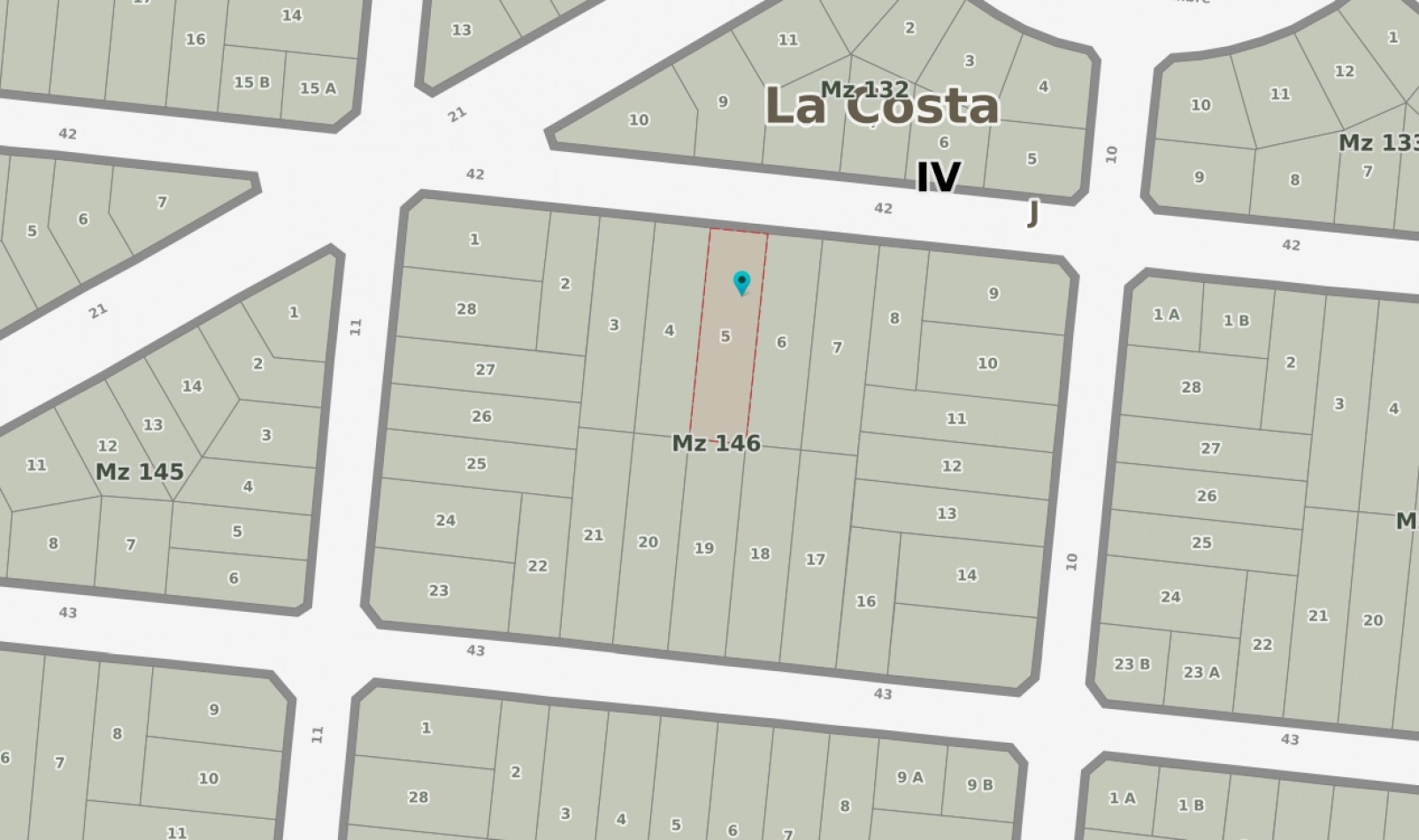 Lote Calle 42 e/ 10 y 11 - Financiado - L15
