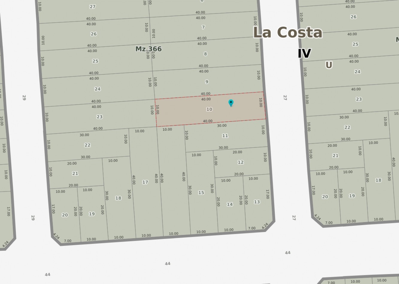 Lote Calle 27 e/ 42 y 44 - L20