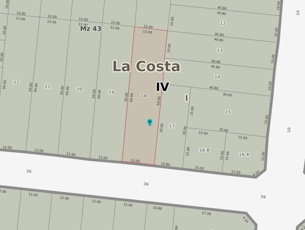 Lote Calle 36 e/ 10 y 11 - L5
