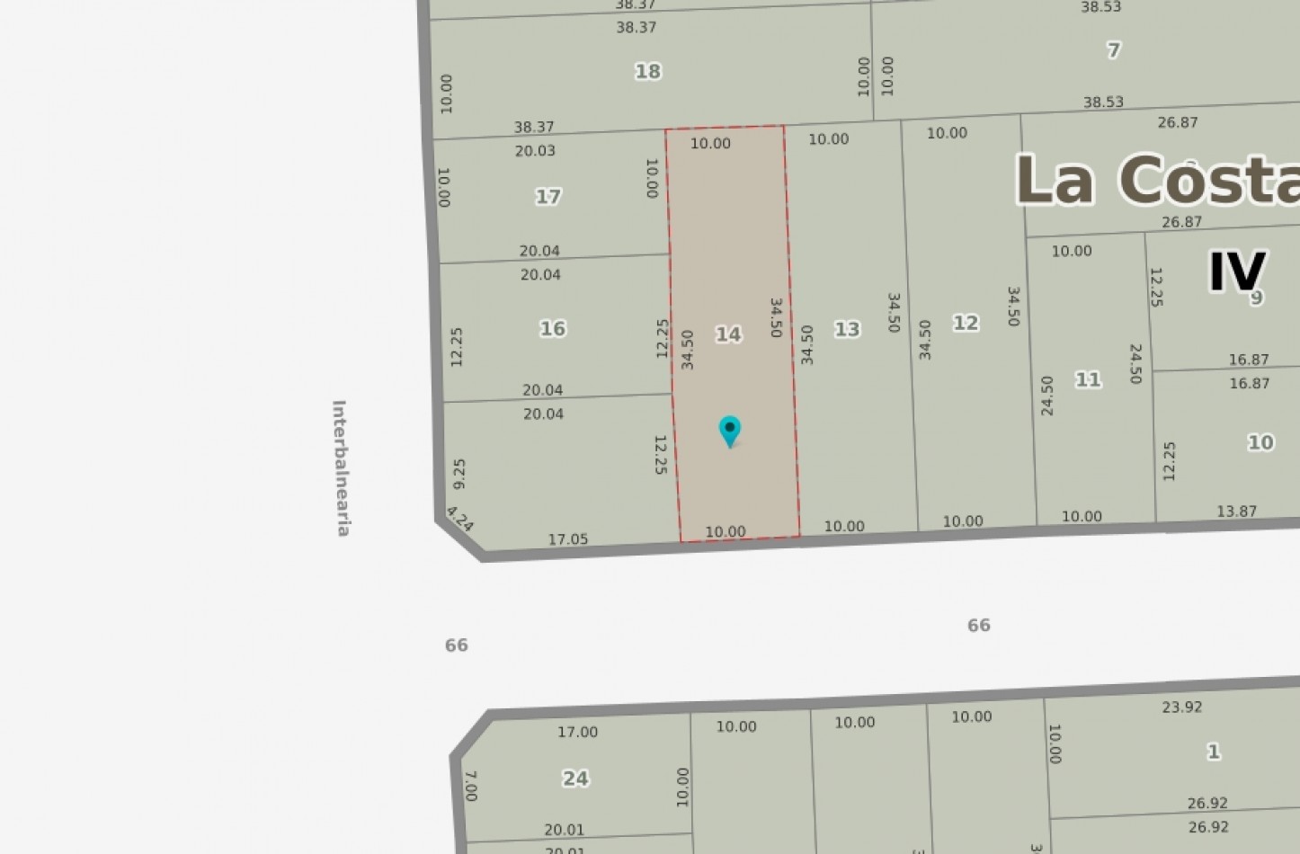 Lote Calle 16 Esq. 66 - L26