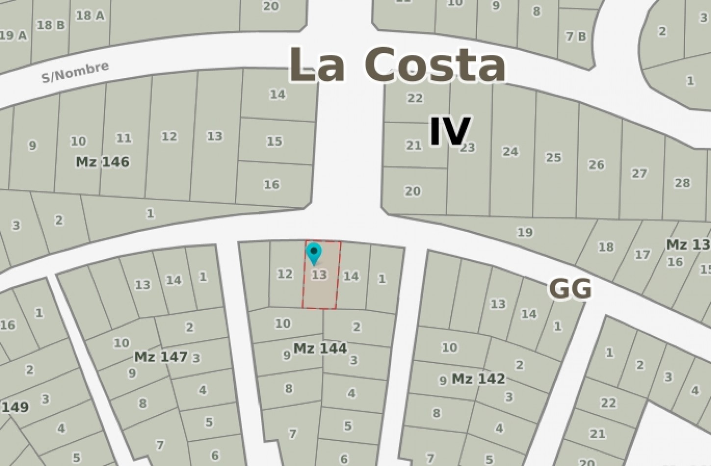 Lote Entre Rios e/ Lavalle y La Rioja - Santa Teresita - L2