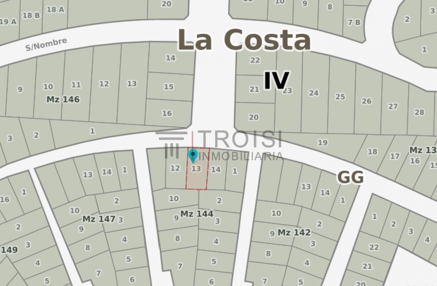 L2 - Lote Entre Rios e/ Lavalle y La Rioja - Santa Teresita