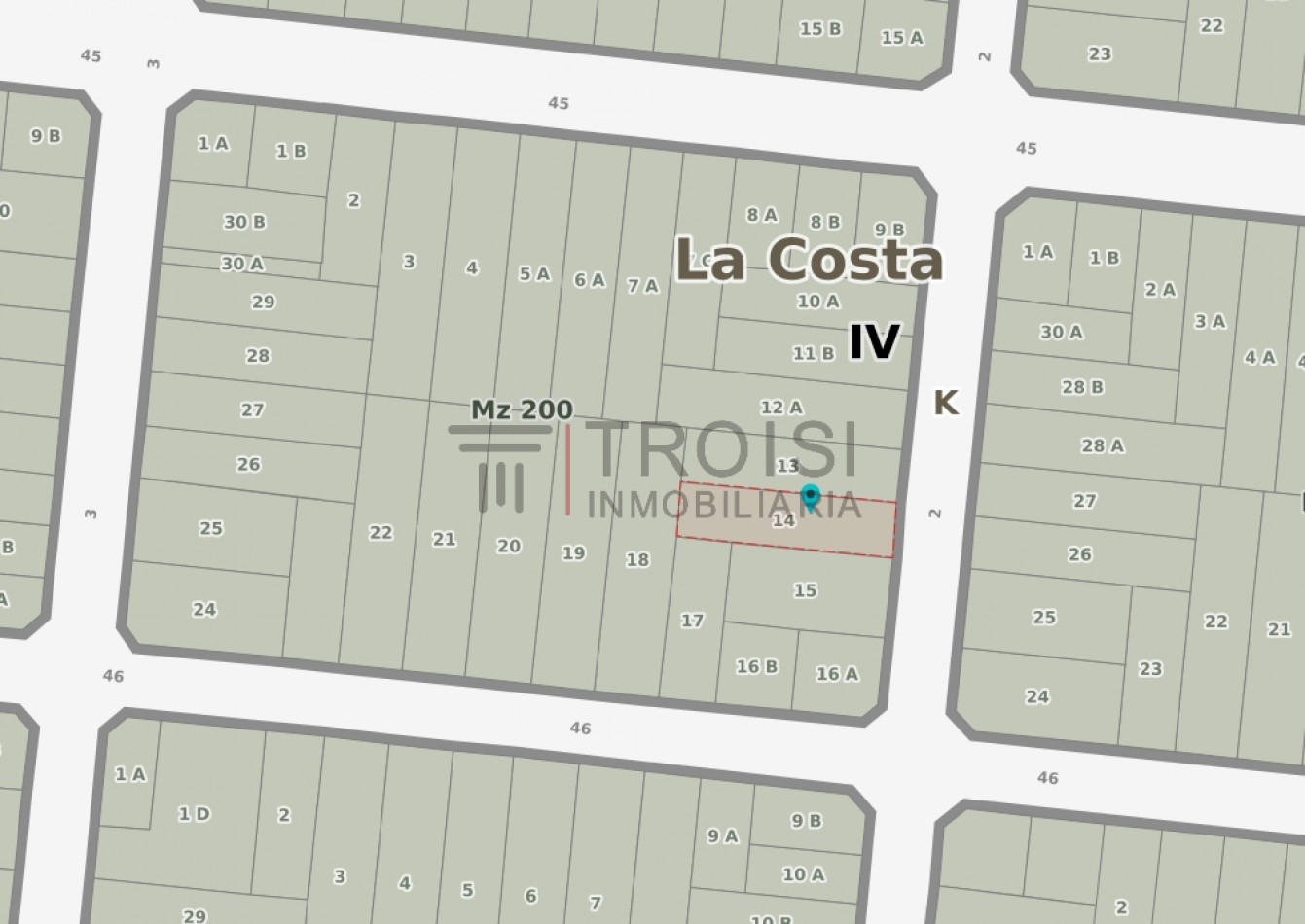 L29 - Lote Calle 2 e/ 45 y 46 - Santa Teresita