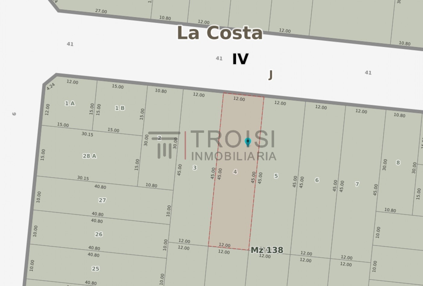 L30 - Lote Calle 41 e/ 5 y 6 - Santa Teresita