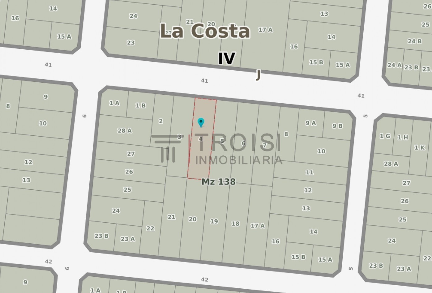 L30 - Lote Calle 41 e/ 5 y 6 - Santa Teresita