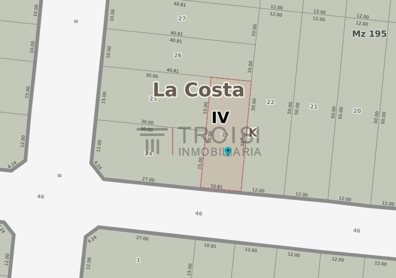 L9 - Lote Calle 46 e/ 7 Y 8 - Santa Teresita