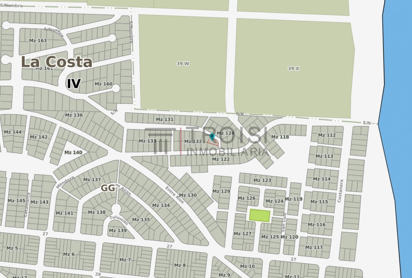 L12 - Lote Calle Salta casi esq. Mendoza - Santa Teresita