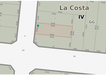 Lote Calle  9 e/ 29 y 30 - L25