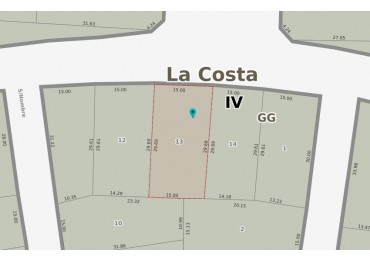 Lote Entre Rios e/ Lavalle y La Rioja - Santa Teresita - L2